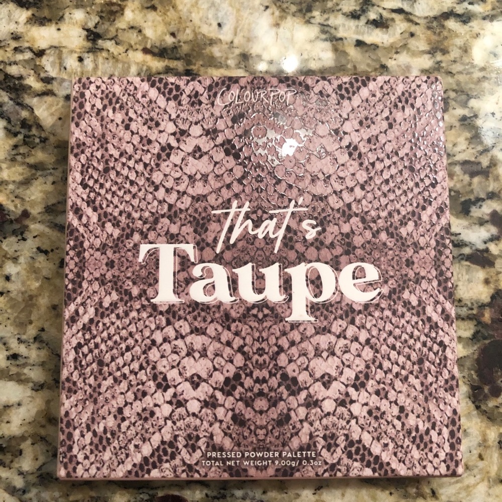 Colour Pop That’s Taupe Pallette